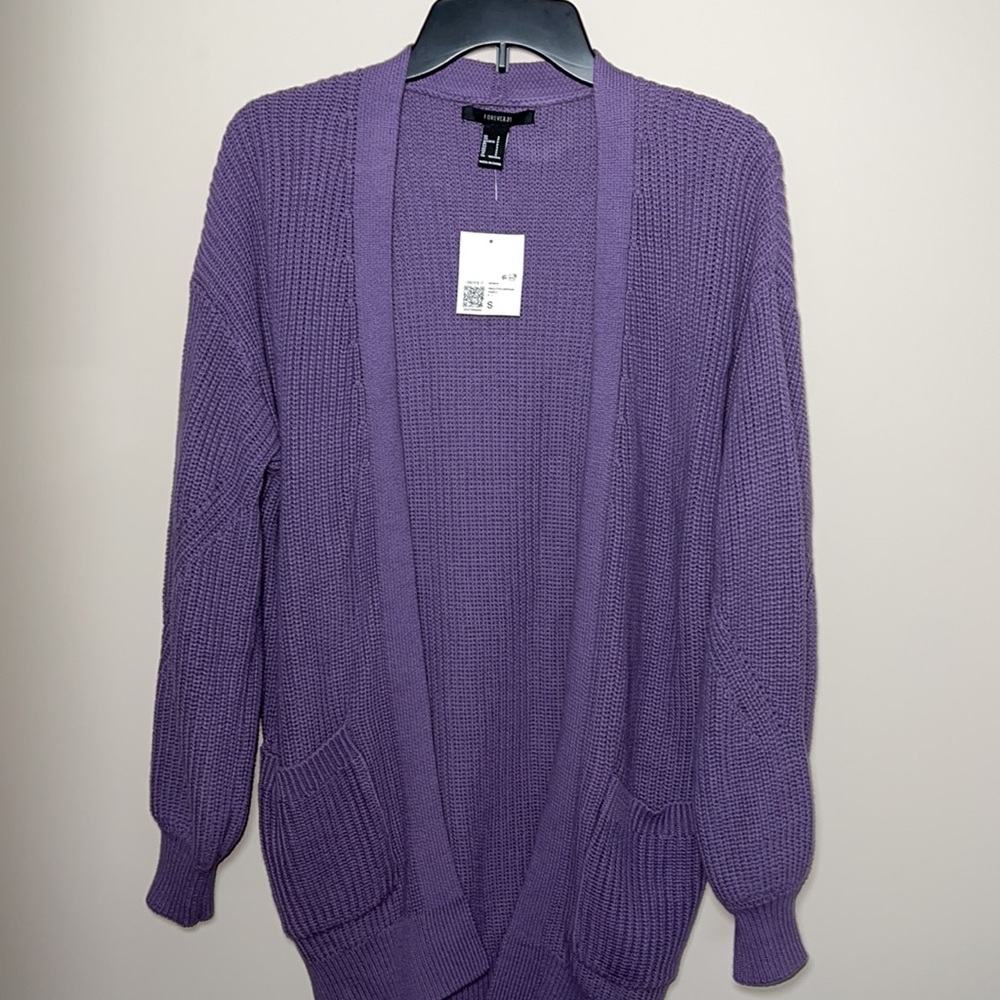 Open front cardigan sweater - Picture 2 of 7